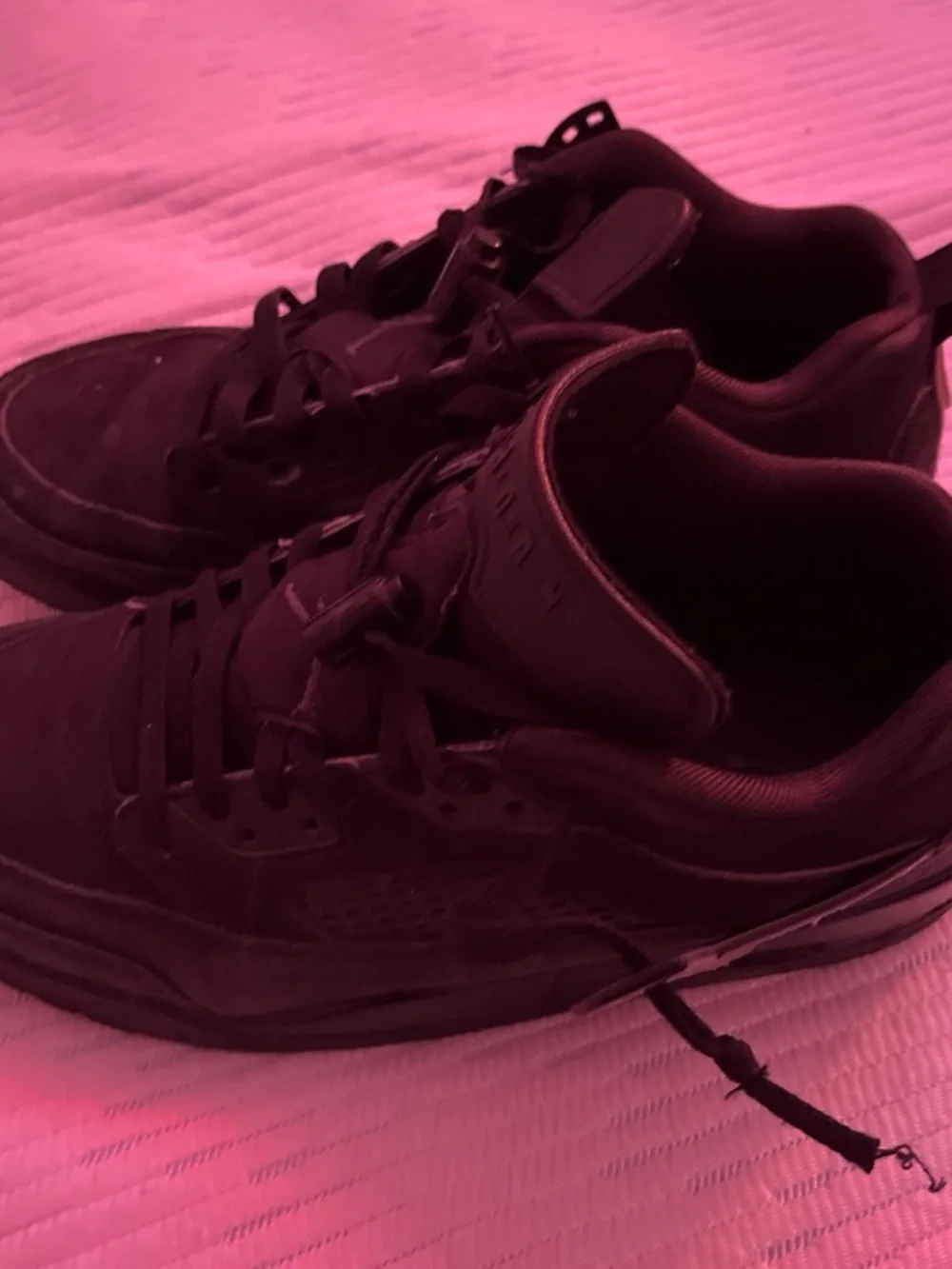 Jordan Men’s Black Athletic Sneakers - Picture 4 of 5